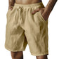 ⏰🔥LIMITED TIME 50% OFF! 🌿 Men’s Elastic Drawstring Cotton-Linen Shorts (S-3XL) – Lightweight, Breathable & Perfect for Summer Casual Wear ✨☀️