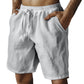 ⏰🔥LIMITED TIME 50% OFF! 🌿 Men’s Elastic Drawstring Cotton-Linen Shorts (S-3XL) – Lightweight, Breathable & Perfect for Summer Casual Wear ✨☀️