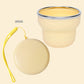 ⏰🔥LIMITED TIME 50% OFF! ☕ Collapsible Silicone Travel Cup with Lid & Lanyard – Portable, Leak-Proof & Perfect for On-the-Go Drinks ✨🌿