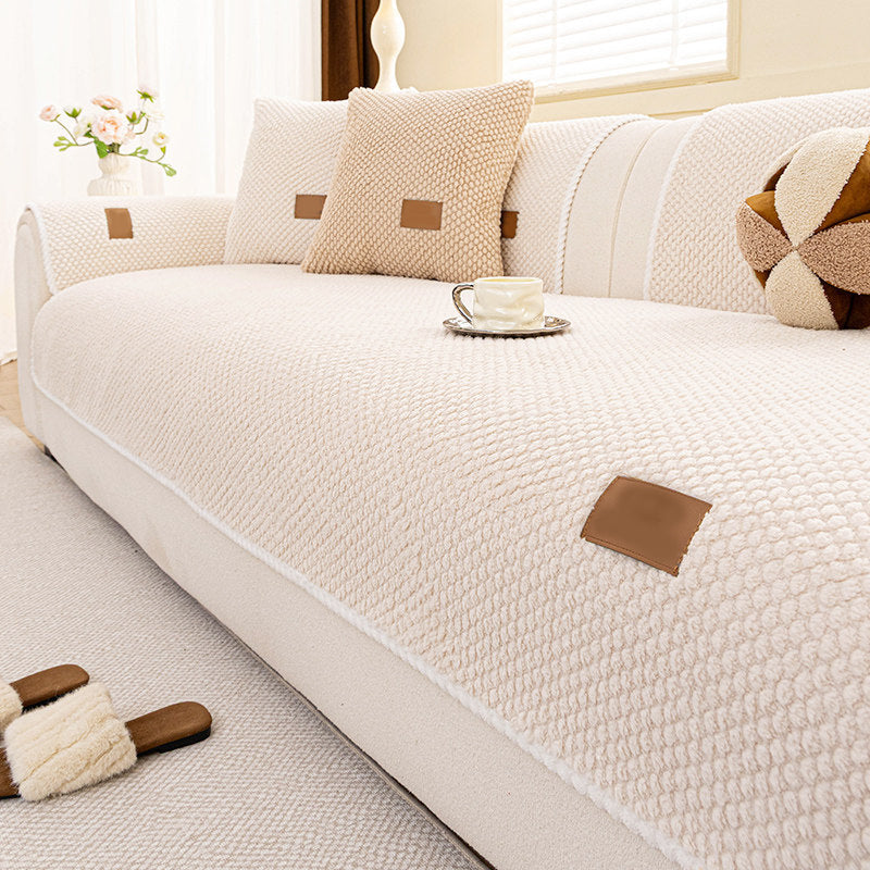 Thickened Non-Slip Sofa Cover – Ultra Soft, Washable, Scratch Resistant & Pet Friendly, 4 Colors 🛋️✨