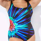 📢📢50% OFF !! ⏰ Fashion Printed One-Piece Swimsuit | Soft Stretch Fabric & Ruching Detail for an Instant Slimming Look