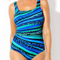 📢📢50% OFF !! ⏰ Fashion Printed One-Piece Swimsuit | Soft Stretch Fabric & Ruching Detail for an Instant Slimming Look
