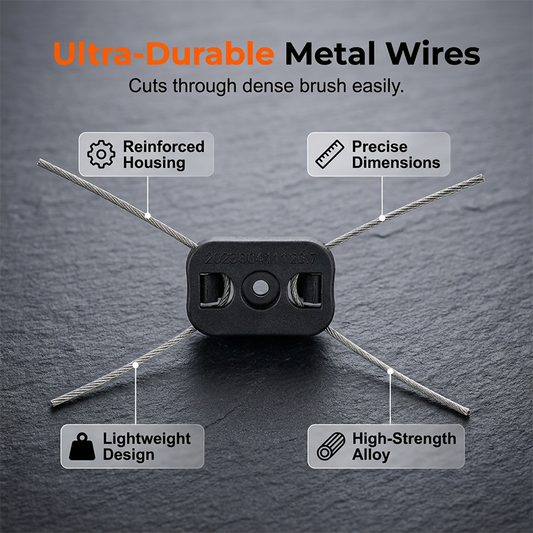 ⏰🔥LIMITED TIME 50% OFF! ⚡ Heavy-Duty Steel Wire Weed Eater Head – Durable, High-Performance & Perfect for Lawn & Garden Maintenance ✨🌿