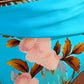 🌺👙 Conjunto de biquíni de cintura alta com motivos florais – Realça a silhueta e tem efeito adelgaçante, num estilo de férias super descontraído✨✅
