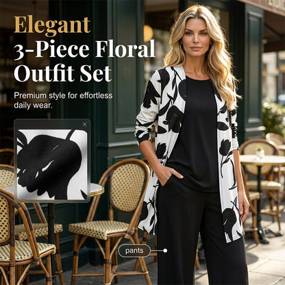 ⏰🔥LIMITED TIME 50% OFF! 👚 Women’s Casual Comfortable 3-Piece Outfit Set – Stylish, Soft & Perfect for Everyday Wear ✨💃