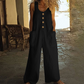 ⏰🔥NEW ARRIVALS 50% OFF! 👗 Women’s Sleeveless Wide-Leg Jumpsuit with Pockets – Comfortable, Stylish & Effortless