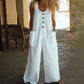 ⏰🔥NEW ARRIVALS 50% OFF! 👗 Women’s Sleeveless Wide-Leg Jumpsuit with Pockets – Comfortable, Stylish & Effortless