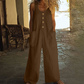 ⏰🔥NEW ARRIVALS 50% OFF! 👗 Women’s Sleeveless Wide-Leg Jumpsuit with Pockets – Comfortable, Stylish & Effortless