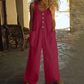 ⏰🔥NEW ARRIVALS 50% OFF! 👗 Women’s Sleeveless Wide-Leg Jumpsuit with Pockets – Comfortable, Stylish & Effortless