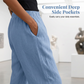 ⏰🔥LIMITED TIME 50% OFF! 👖 Women’s Casual Elastic Waist Pants with Pockets – Comfortable, Stylish & Versatile ✨
