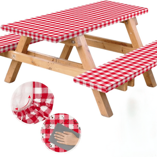 ⏰🔥HOT DEALS 50% OFF! 🌞 6FT Waterproof Picnic Table Cover – 3PCS/Set for Outdoor Fun ✨
