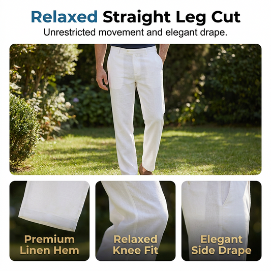 ⏳🔥LIMITED-TIME 50% OFF! 👖 Men’s Casual Straight Leg Pants – Comfortable & Stylish All Day ✨