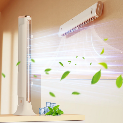⏰🥳2026 HOT SALE 50% OFF! 🌬️ Multi-Functional Bladeless Tower Fan – Cool, Quiet & Safe ✨