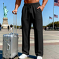 🔥Last Day 50% OFF👖Men's Elastic Waist Drawstring Straight Leg Pants