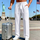 🔥Last Day 50% OFF👖Men's Elastic Waist Drawstring Straight Leg Pants