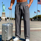 🔥Last Day 50% OFF👖Men's Elastic Waist Drawstring Straight Leg Pants