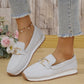 👡 Women’s Mesh Loafers with Arch Support – Breathable Slip-On Shoes with Metal Buckle, Anti-Slip Sole – Perfect for Walking, Work & Casual Wear (4 Colours, Sizes 36–43)