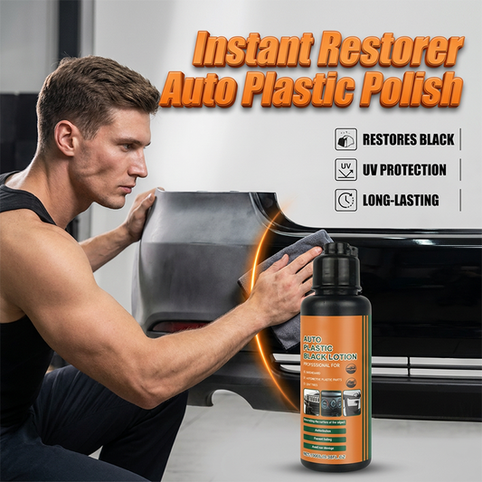🚗✨ Polidor Restaurador de Plásticos Automotivos – Renove o Preto Original do Seu Carro e Proteja Contra o Sol
