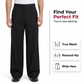 👔 LIMITED-TIME 50% OFF! ✨ Men's Wide-Leg Suit Pants – Premium Drape, Tailored Pleats, Black 🤵