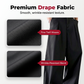 👔 LIMITED-TIME 50% OFF! ✨ Men's Wide-Leg Suit Pants – Premium Drape, Tailored Pleats, Black 🤵