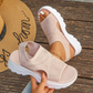 💕Summer Hot Sale 50% Off!👟Women's Breathable Mesh Platform Sandals🍃