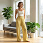 👖✨ Calça Feminina Pantalona Listrada Vichy – Leve, Fresca e Elegante Para Um Look Confortável Todos os Dias