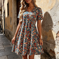 ⏳🔥LIMITED-TIME 50% OFF! 🌸 Women’s Summer Floral V-Neck Dress – Breezy, Chic & Effortless ✨