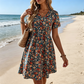 ⏳🔥LIMITED-TIME 50% OFF! 🌸 Women’s Summer Floral V-Neck Dress – Breezy, Chic & Effortless ✨