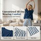 ⏳🔥LIMITED-TIME 50% OFF! 👗 Women’s Casual Solid Top & Striped Wide-Leg Pants – Chic & Comfortable ✨