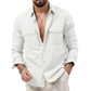 ⏳🔥LIMITED-TIME 50% OFF! 👔 Men’s Casual Long Sleeve Shirt with Pockets – Comfortable & Stylish ✨