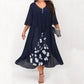 🏖️HOT DEAL 50% OFF! Mid-Sleeve Fake Two-Piece Dress – Chic, Comfortable & Summer-Ready 🌿