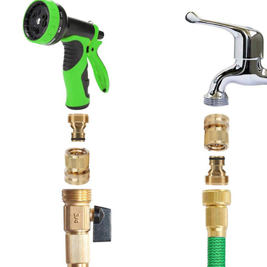 🚿✨ Conector Rápido de Latão para Mangueira – Instalação Fácil, Sem Vazamentos e Mais Eficiência na Irrigação