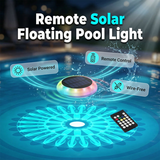 🌊HOT DEAL 50% OFF! Solar Floating Pool Light – Create Magical Pool Nights Instantly ✨💖