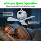 💨 Cool Air Anywhere — No Outlet Required  Rechargeable Ceiling Fan with LED Light & 8000mAh Battery