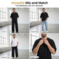 ⏳🔥LIMITED-TIME 50% OFF! 👕 Men’s Modern Casual Pleated Tracksuit – Stylish, Comfortable & Trendy ✨