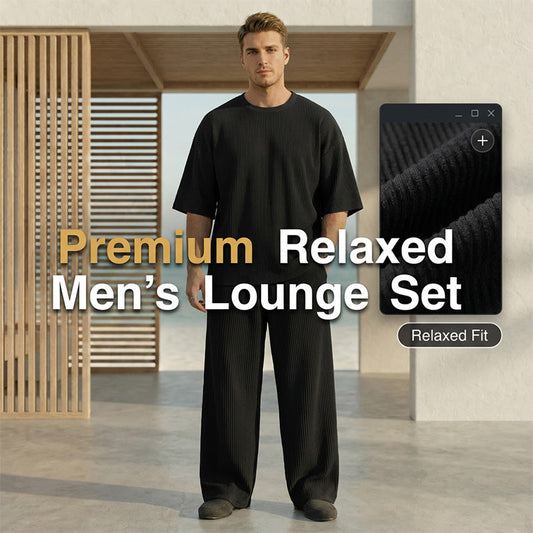 ⏳🔥LIMITED-TIME 50% OFF! 👕 Men’s Modern Casual Pleated Tracksuit – Stylish, Comfortable & Trendy ✨