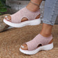 👡 Sandálias plataforma femininas em malha respirável – conforto, leveza e estilo para o dia a dia! ☀️💨