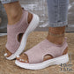 👡 Sandálias plataforma femininas em malha respirável – conforto, leveza e estilo para o dia a dia! ☀️💨