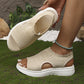 👡 Sandálias plataforma femininas em malha respirável – conforto, leveza e estilo para o dia a dia! ☀️💨