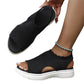 👡 Sandálias plataforma femininas em malha respirável – conforto, leveza e estilo para o dia a dia! ☀️💨