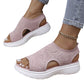 👡 Sandálias plataforma femininas em malha respirável – conforto, leveza e estilo para o dia a dia! ☀️💨