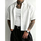 ⏳🔥LIMITED-TIME 50% OFF! 👔 Men’s Minimalist Short Sleeve Button-Up Shirt – Sleek, Stylish & Effortless ✨