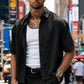 ⏳🔥LIMITED-TIME 50% OFF! 👔 Men’s Minimalist Short Sleeve Button-Up Shirt – Sleek, Stylish & Effortless ✨