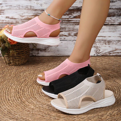 👡✨ Sandália feminina respirável e confortável que mantém seus pés frescos e sem cansaço o dia todo