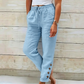 🌿 Ultra-Comfort Drawstring Pants Designed for All-Day Wear  Soft Breathable Fabric with Relaxed Fit & Functional Pockets