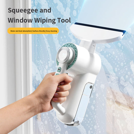 ✨ Instantly Clean Glass, Tables & Surfaces Without Streaks or Mess  Powerful Electric Suction Squeegee for Effortless Deep Cleaning