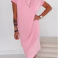 ✨👗 Vestido feminino midi leve e confortável com bolsos para o dia a dia