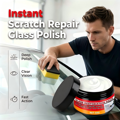 ✨ Make Cloudy Glass Crystal Clear Again  Restore Visibility in Minutes with Glass Repair Paste