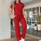✨👗 Conjunto feminino de duas peças elegante e confortável para o dia a dia