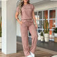 ✨👗 Conjunto feminino de duas peças elegante e confortável para o dia a dia